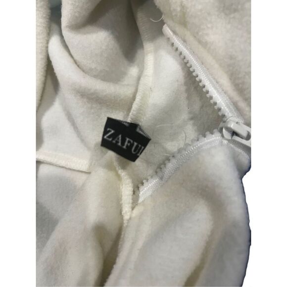 Zaful NASA embroidered fleece hoodie Jacket - Picture 6 of 7